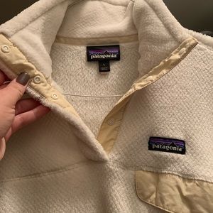 Women’s White Patagonia Pullover